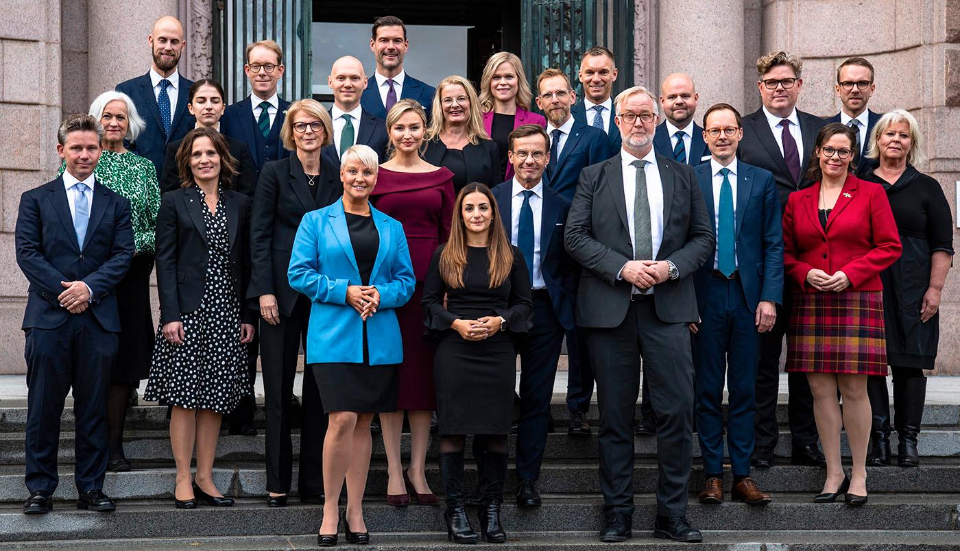 Sveriges regering, under ledning av Ulf Kristersson.
