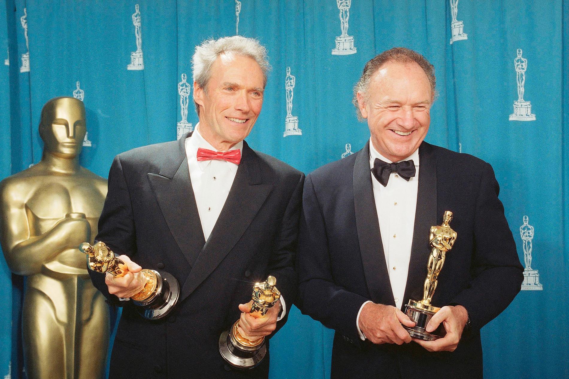 Clint Eastwood och Gene Hackman 1993.