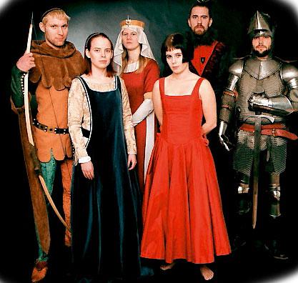 Med vännerna i Tolkiensällskapet ”Forodrim” 2001.