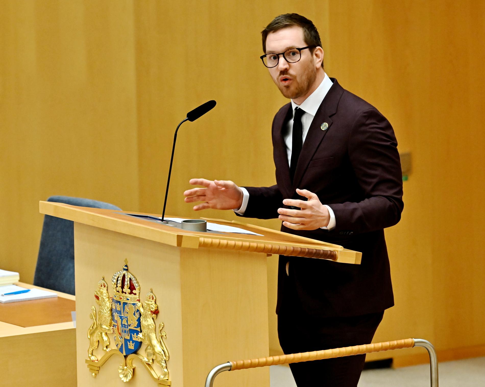 Håkan Svenneling (V), utrikespolitisk talesperson för Vänsterpartiet. Arkivbild.