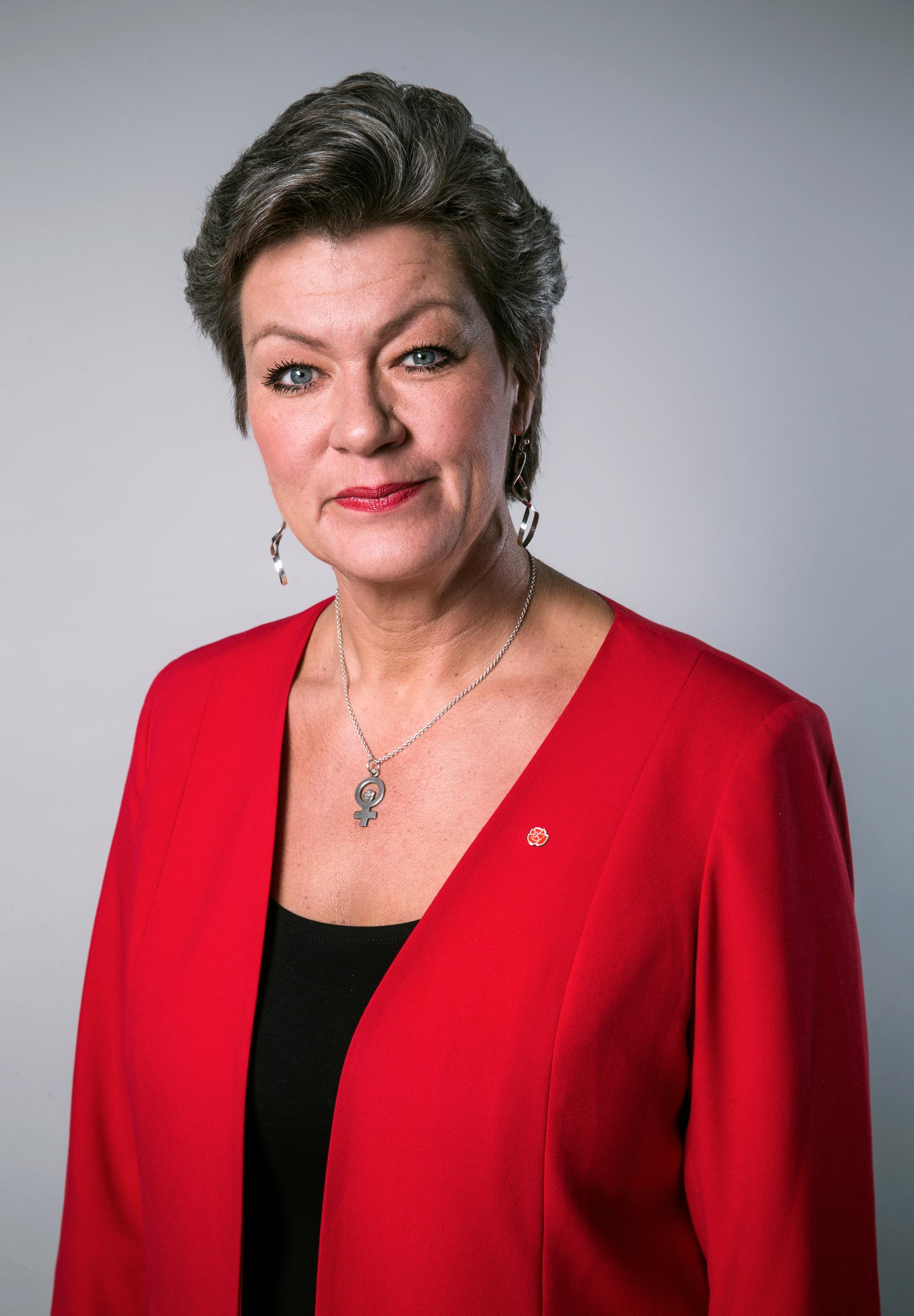 Ylva Johansson, arbetsmarknadsminister (S).