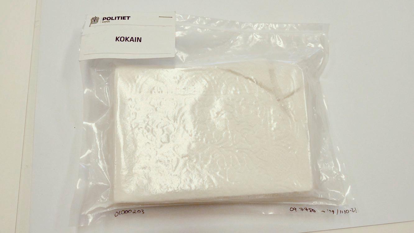 Enligt uppgift till HD/Sydsvenskan har kokain för mångmiljonbelopp hittats på en skånsk gård. Arkivbild från norskt narkotikabeslag.