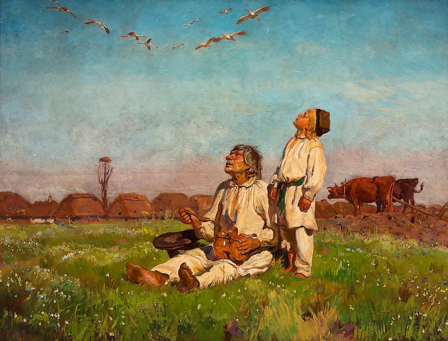 Józef Chełmonski, ”Storkar”, 1900. 