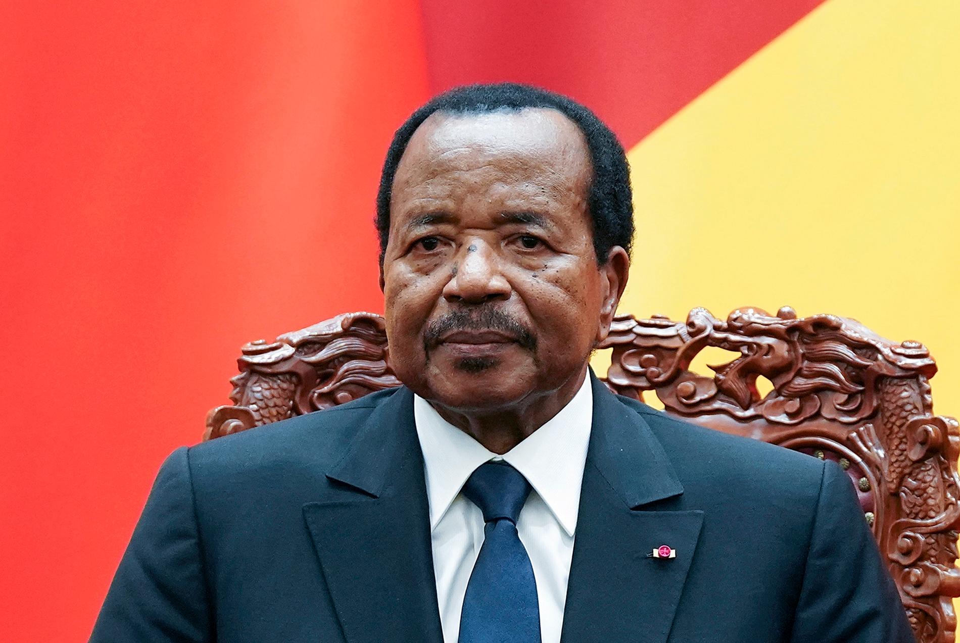 Kameruns president Paul Biya undertecknade ett dekret i april som möjliggör att vissa fångar får sina fängelsestraff omvandlade och kan släppas på fri fot. Arkivbild.