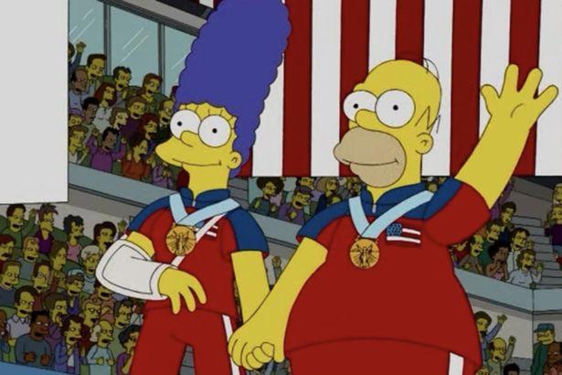 Marge och Homer triumferade över Sverige.