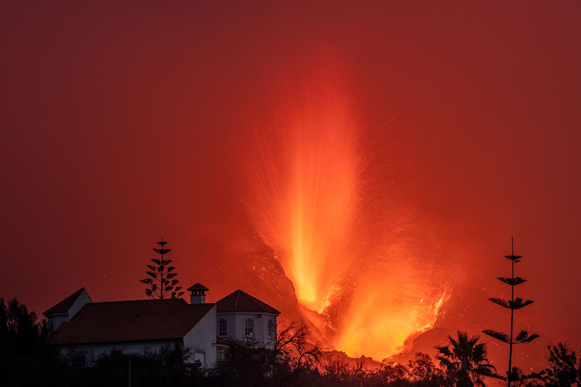 Vulkanen Cumbre Viejas utbrott fortsätter.