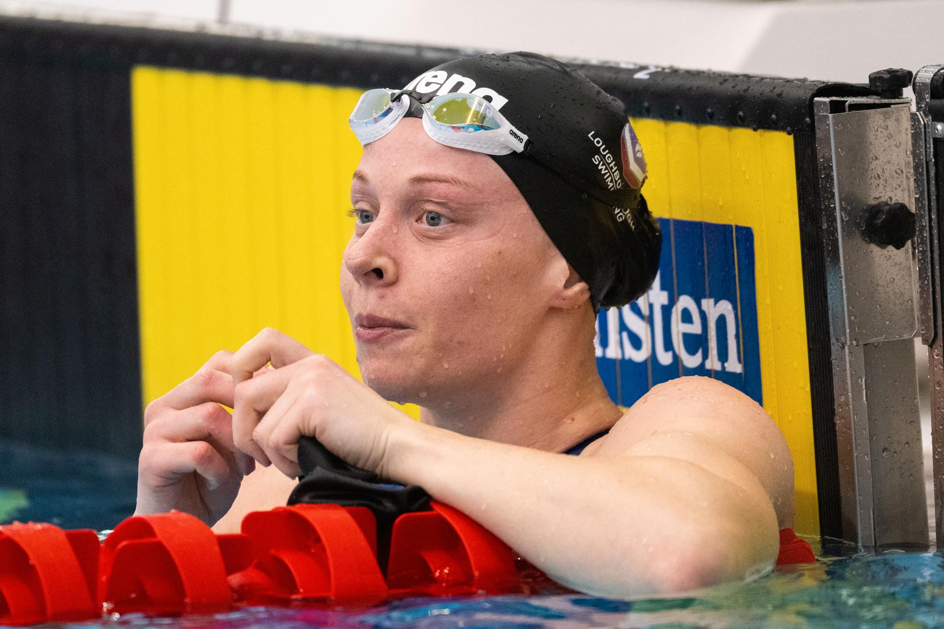 Louise Hansson simmar (förhoppningsvis) final på 100 m fjäril söndag 19 juni. 