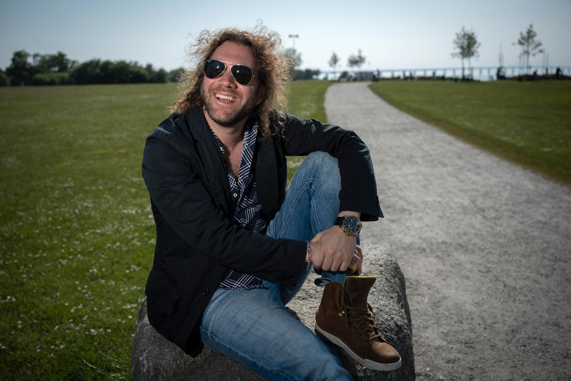 Simon Andersson, initiativtagare för nystartade South Ocean Festival, i Sibbarp i utkanten av Malmö.