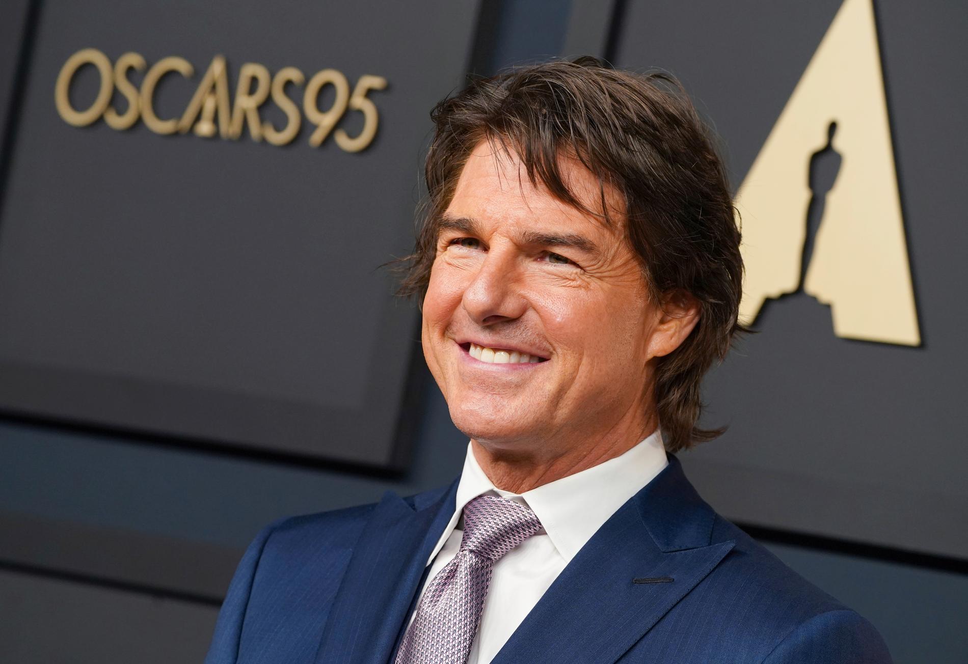 Tom Cruise på Oscarsgalan i februari. Arkivbild.