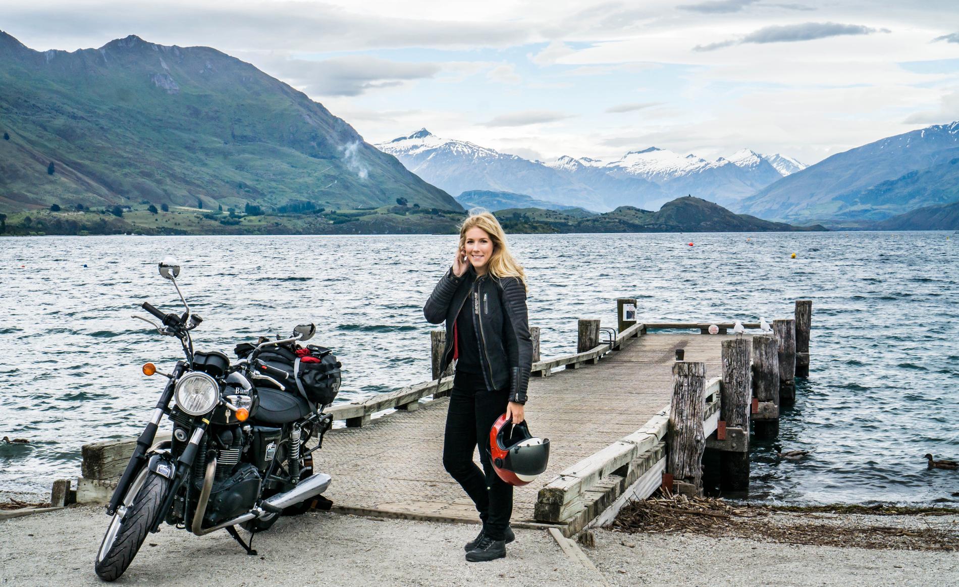 Nya Zeeland var en av få platser där Hanna Johansson hade en tidsbegränsad resa. 