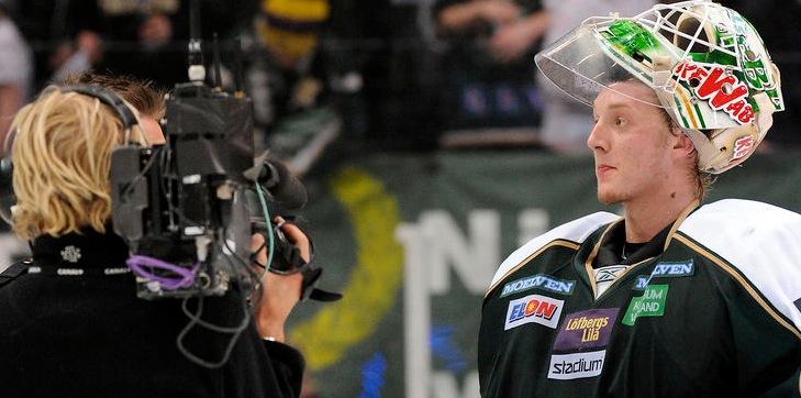 TILL MÄSTARNA Robin Rahm ersätter guldmålvakten Niklas Svedberg i Brynäs.