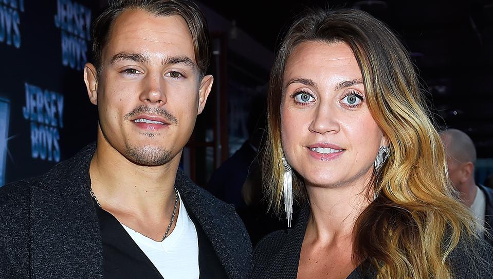 Simon Sköld och Camilla Läckberg väntar barn ihop.