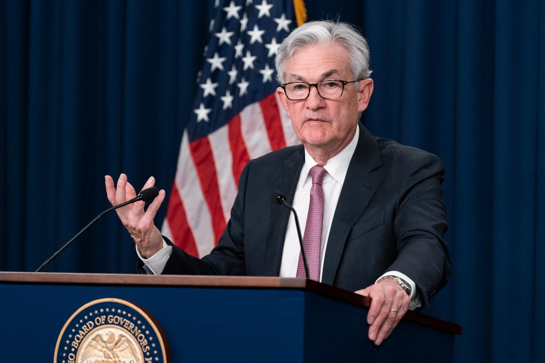 USA:s centralbankschef Jerome Powell.