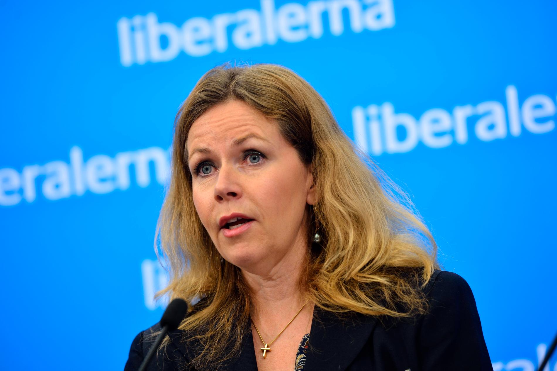 Liberalernas Europaparlamentariker Cecilia Wikström vill släppa fram S-ledaren Stefan Löfven som statsminister. Arkivbild.