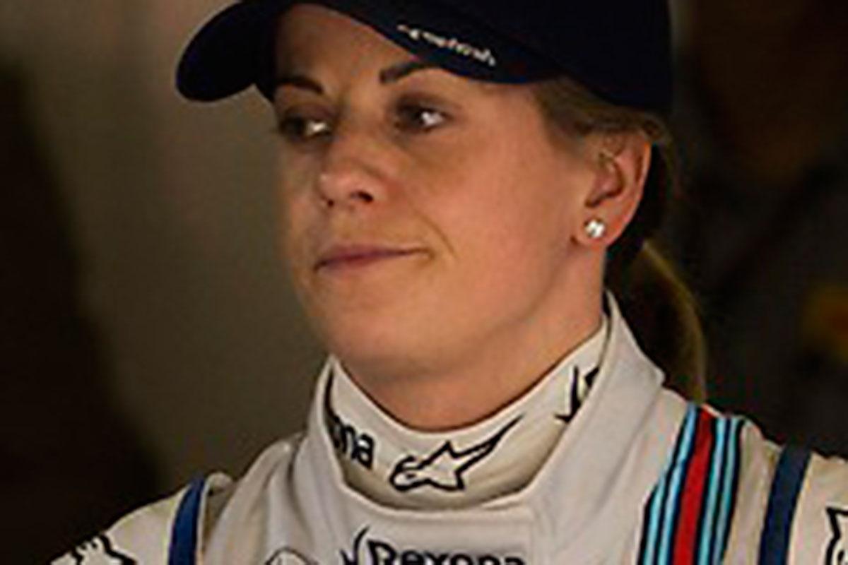 Susie Wolff var testförare för Williams 2015.