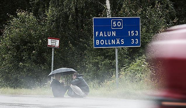 Södra Sverige hade regnrekord.