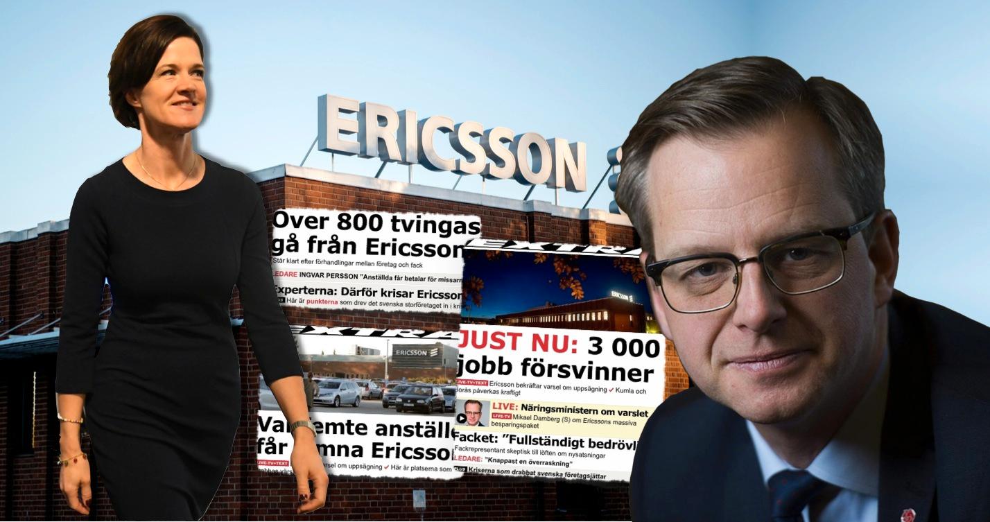 Moderaternas industripolitiska haveri har tillåtits fortsätta under den nya partiledningen och det är en tomhänt Kinberg Batra som idag möter Ericssons företagsledning i Kumla, skriver Mikael Damberg (S).