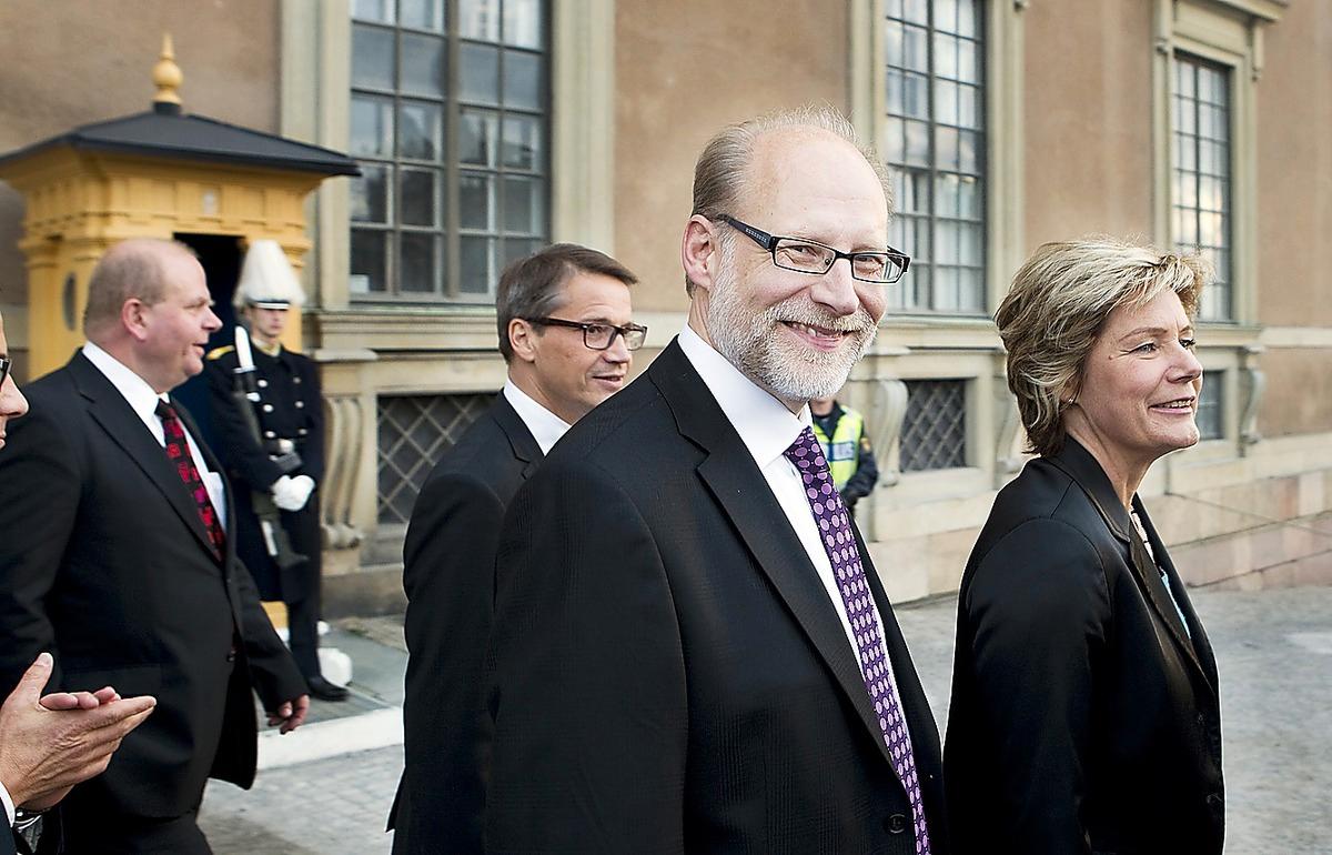 Stefan Attefall (KD), bostadsminister, vid riksdagens öppnande förra året.