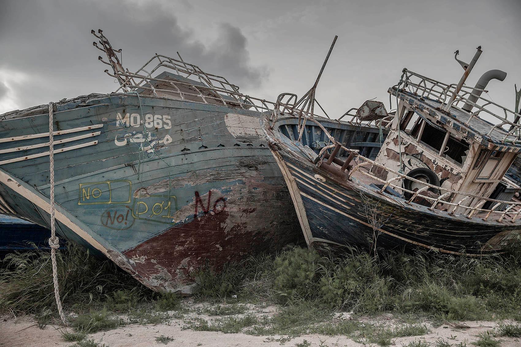 De som överlevt resan till Lampedusa berättar om skräckupplevelser i båtar som knappt håller ihop.