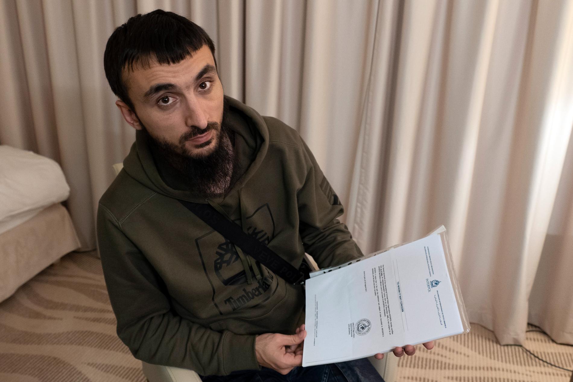 Den tjetjenske bloggaren Tumso Abdurachmanov. Arkivbild.