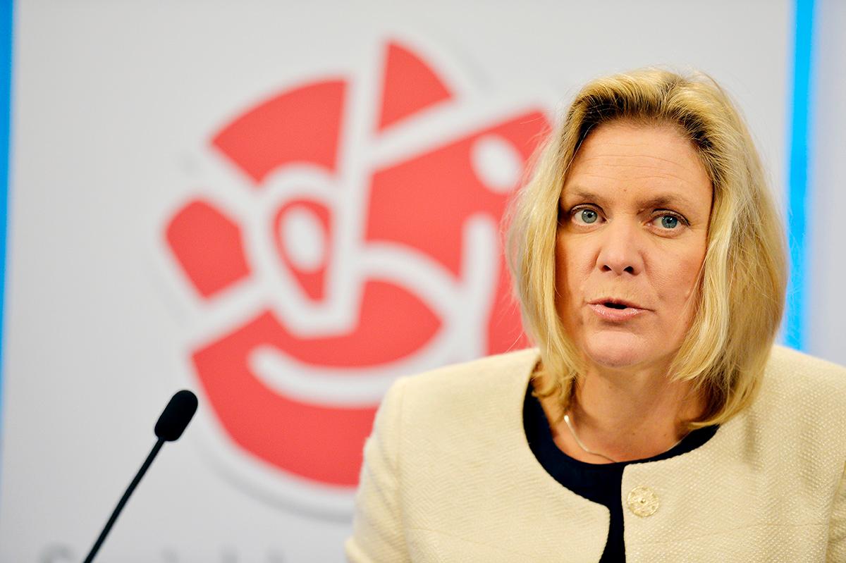 Magdalena Andersson, Socialdemokraternas (S) ekonomisk-politiska talesperson.