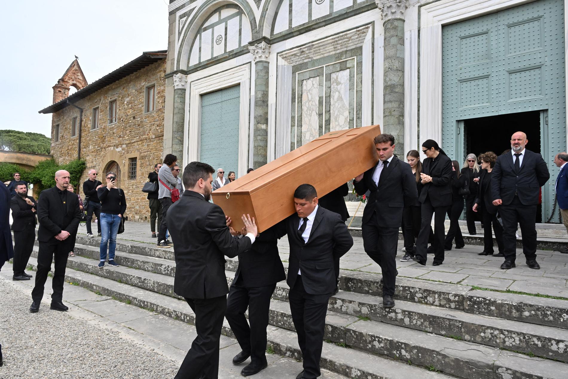 Begravningen av Roberto Cavalli.
