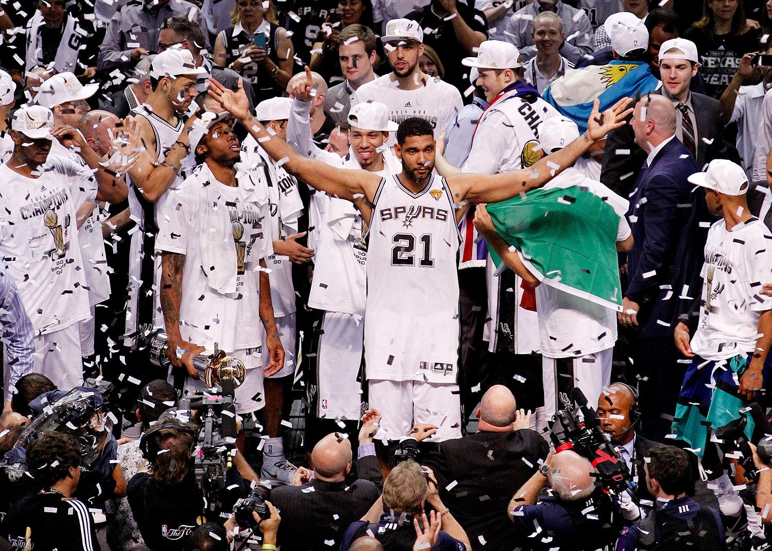 Tim Duncan vann sin femte NBA-titel.