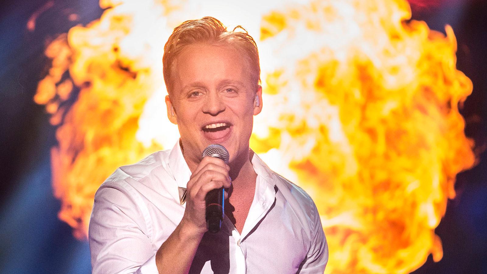 Andreas Weise i Melodifestivalen 2015.