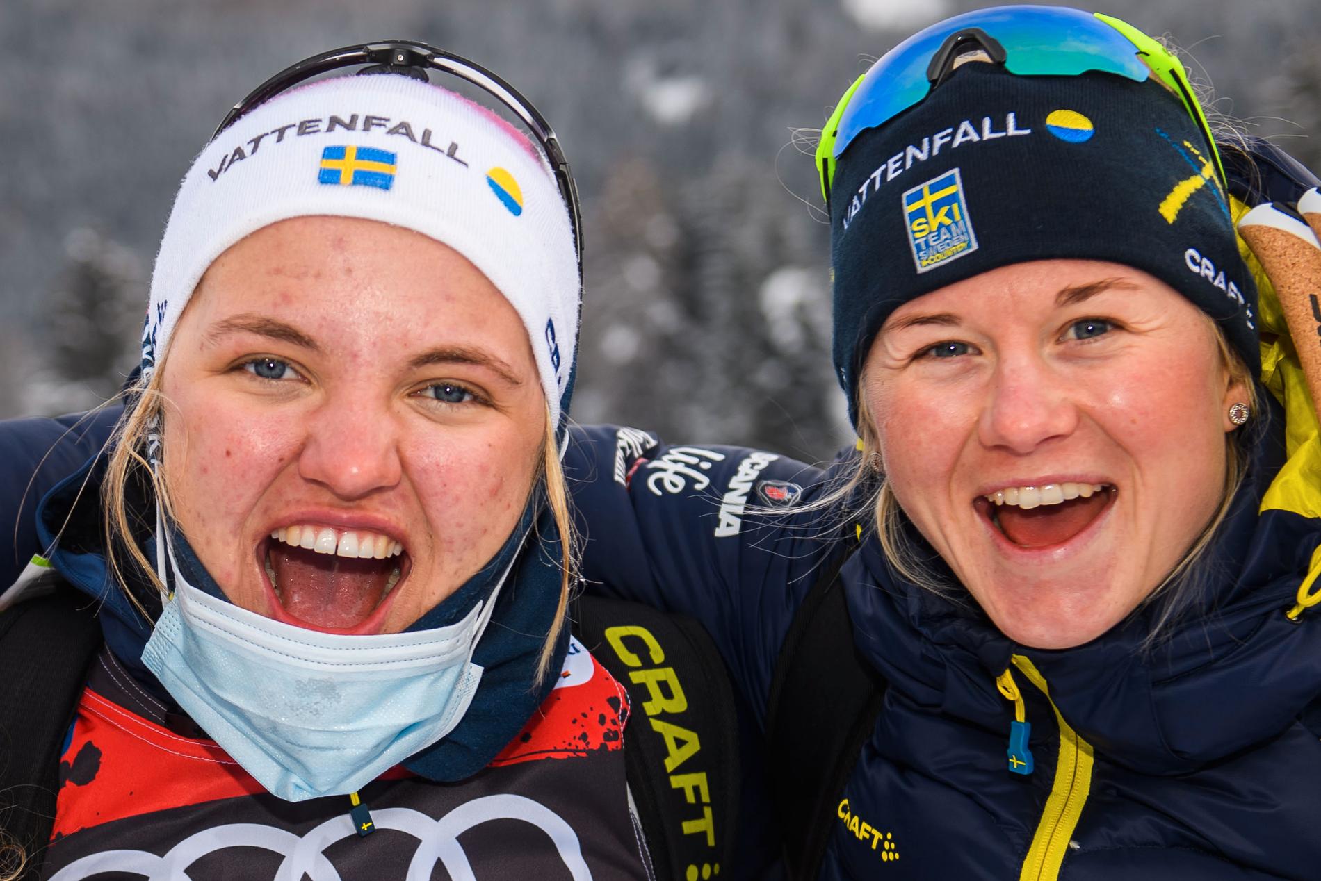 Linn Svahn och Maja Dahlqvist kan återvända till skidlandslaget tillsammans med Frida Karlsson.