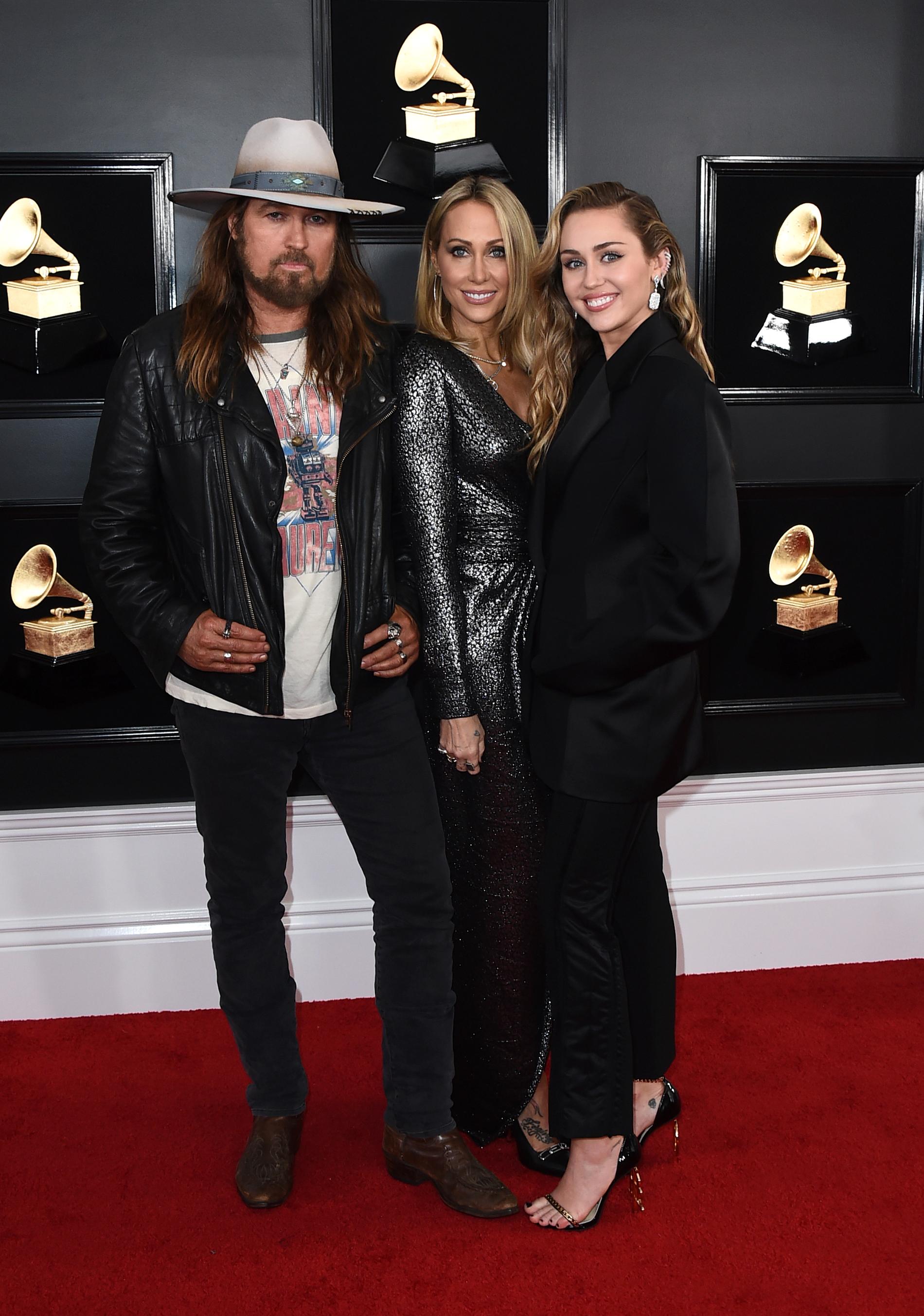 Billy Ray och Tish med dottern Miley Cyrus.