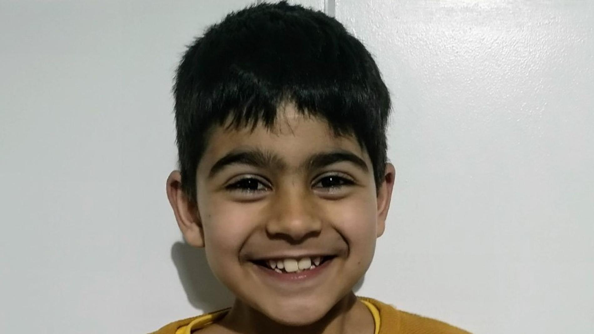 Sameer Anwar, 7 år. 