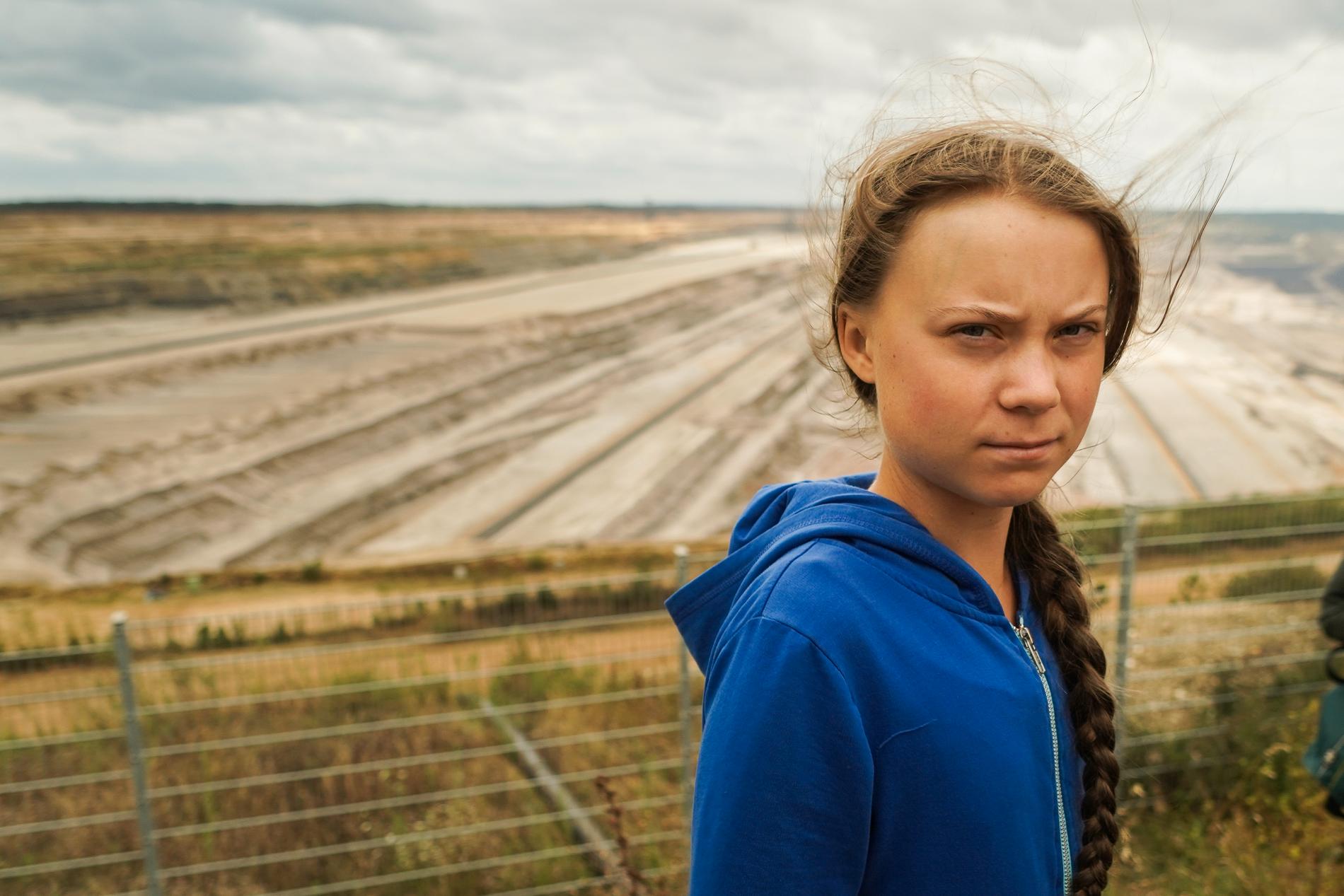 Svenska klimataktivisten Greta Thunberg. 