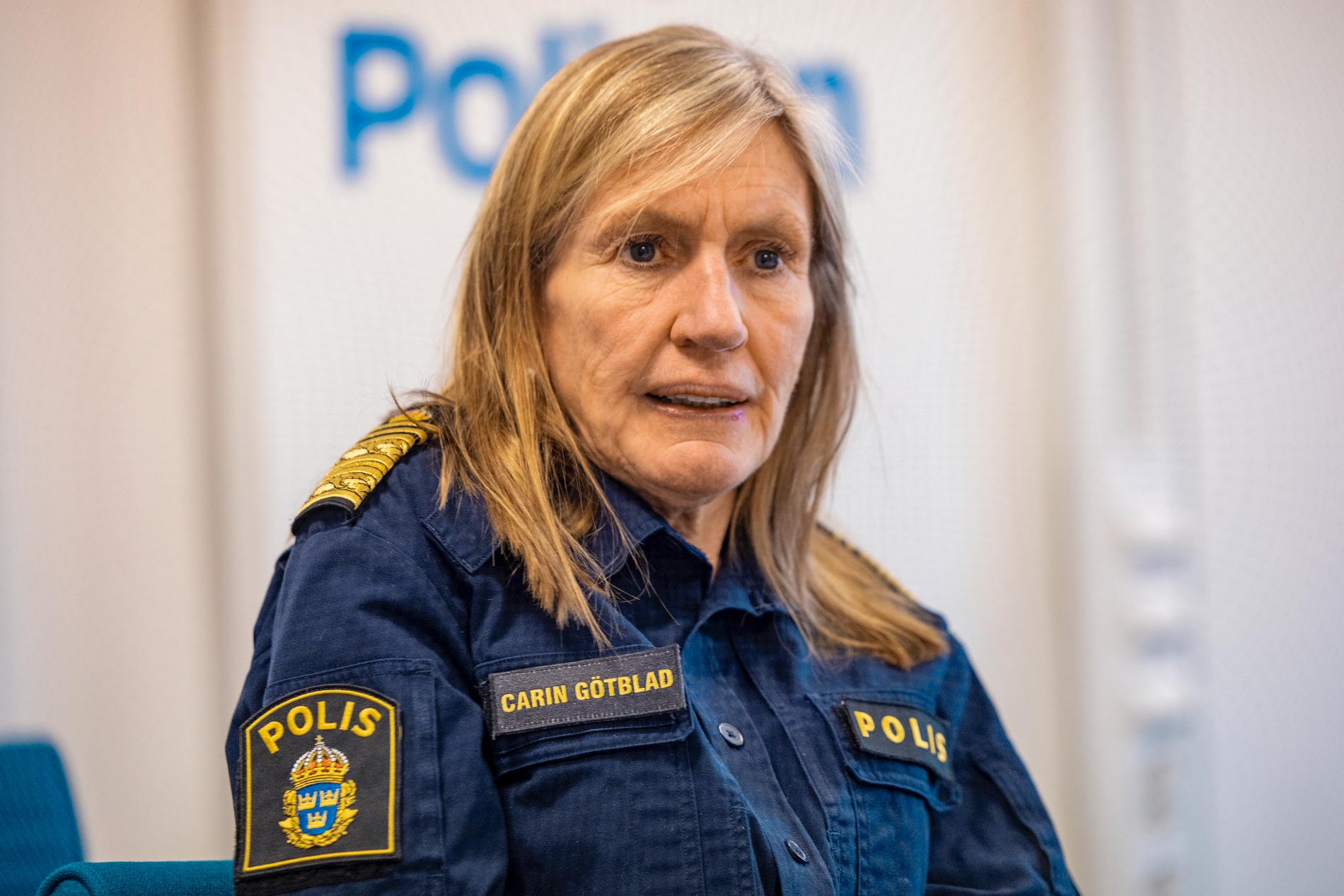 Carin Götblad efterlyser fler verktyg för polisen.