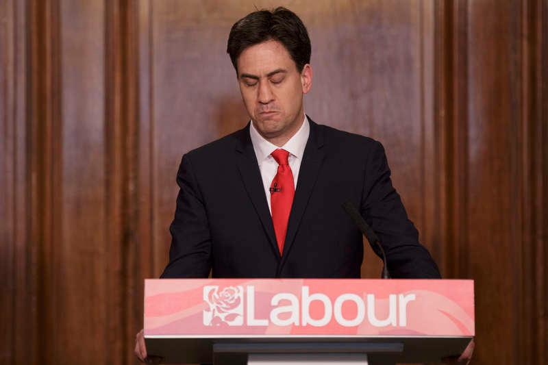 Ed Miliband avgick som partiledare för Labour efter valresultatet i Storbritannien.