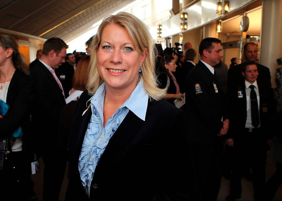 Infrastrukturminister Catharina Elmsäter-Svärd, 48
Ministerfallskärm: 1,5 miljoner
Riksdagsfallskärm: 0