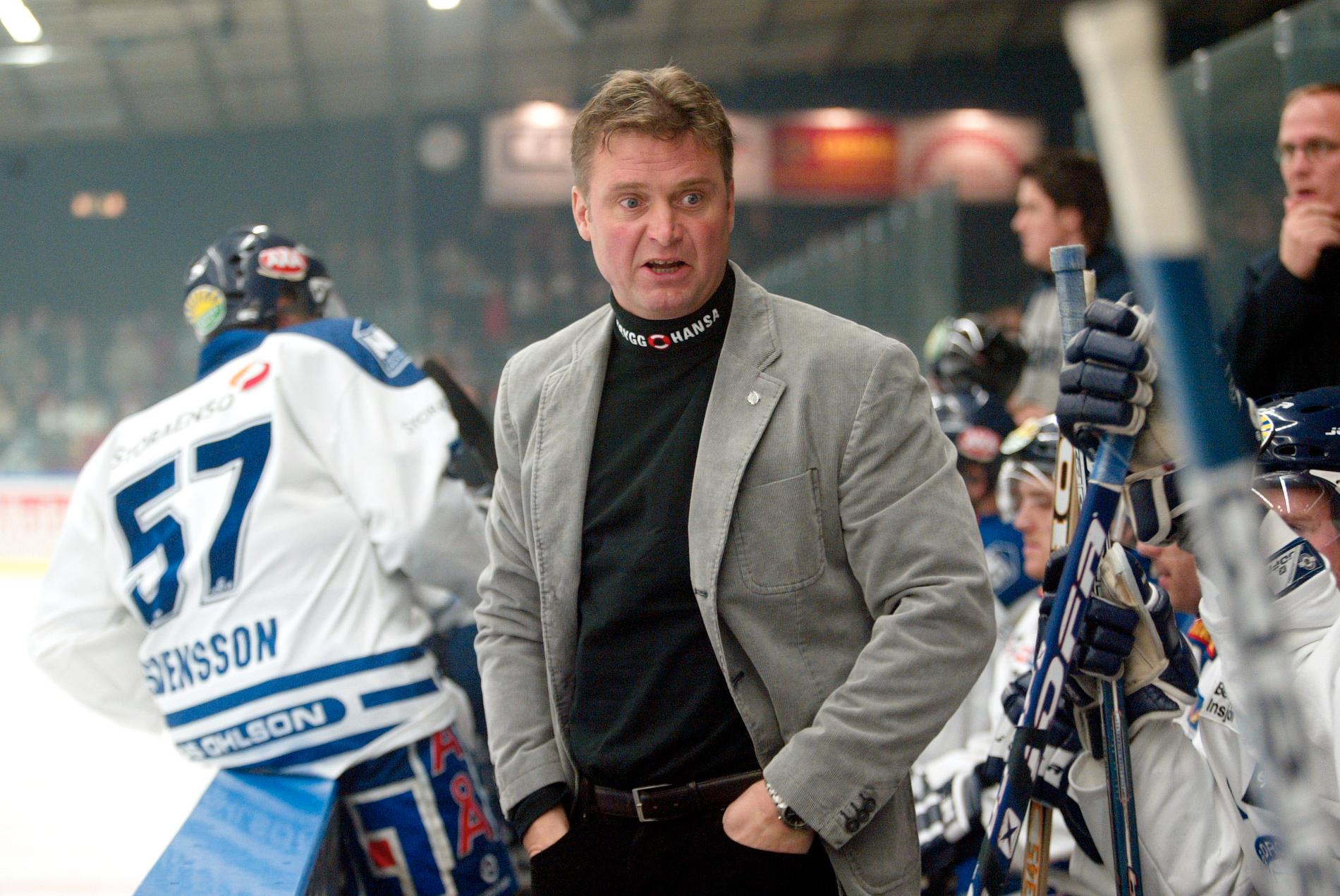 Ulf Skoglund som tränare i Leksand 2003.