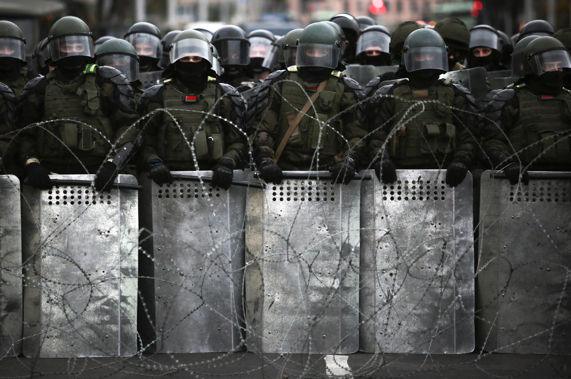 Polis i Minsk.