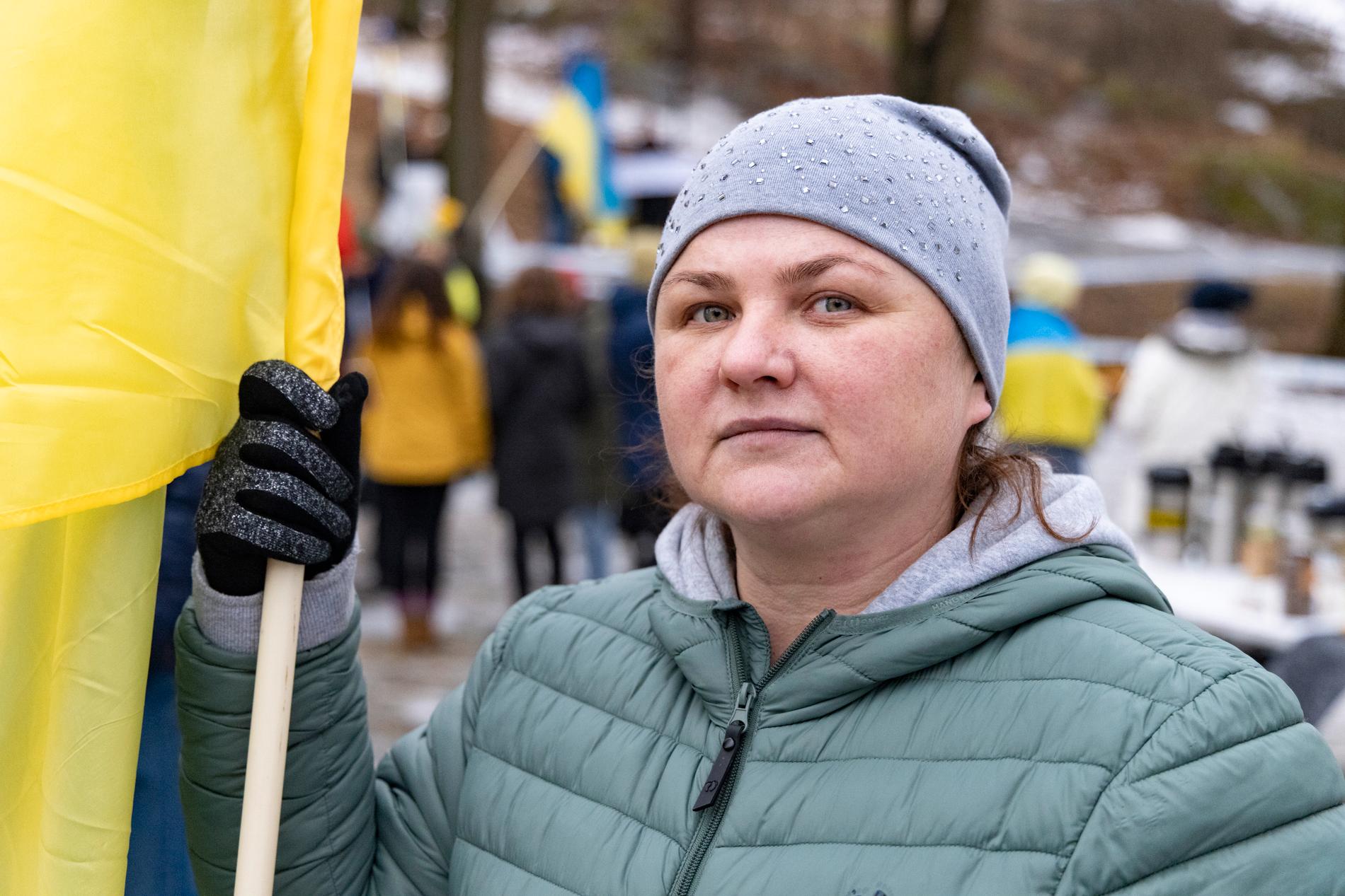 Ivanna kozlovska pratade med sin syster i Ukraina på torsdagsmorgonen.