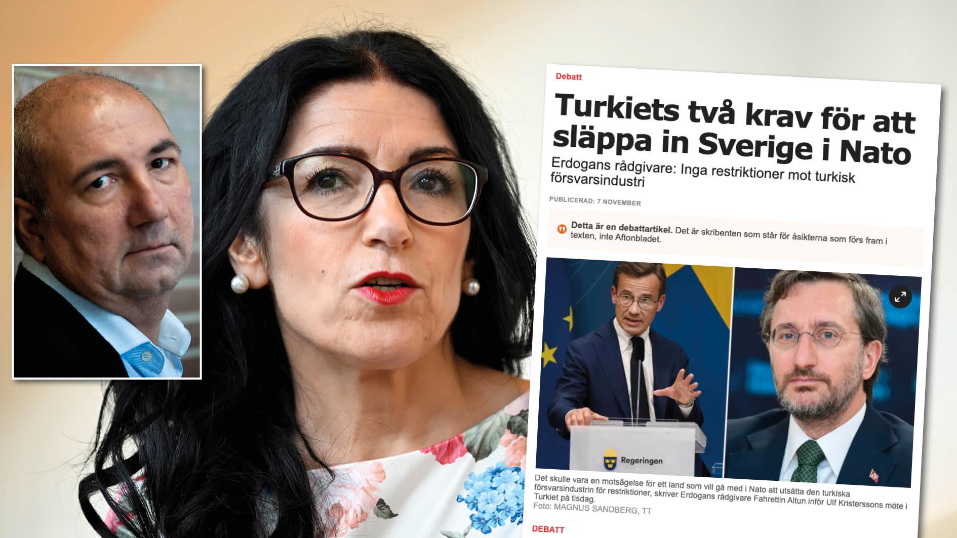 Det är oacceptabelt att den turkiske informationsdirektören ska ge demokratilektioner till Sverige och svenskarna. Replik från Kurdo Baksi och Amineh Kakabaveh.