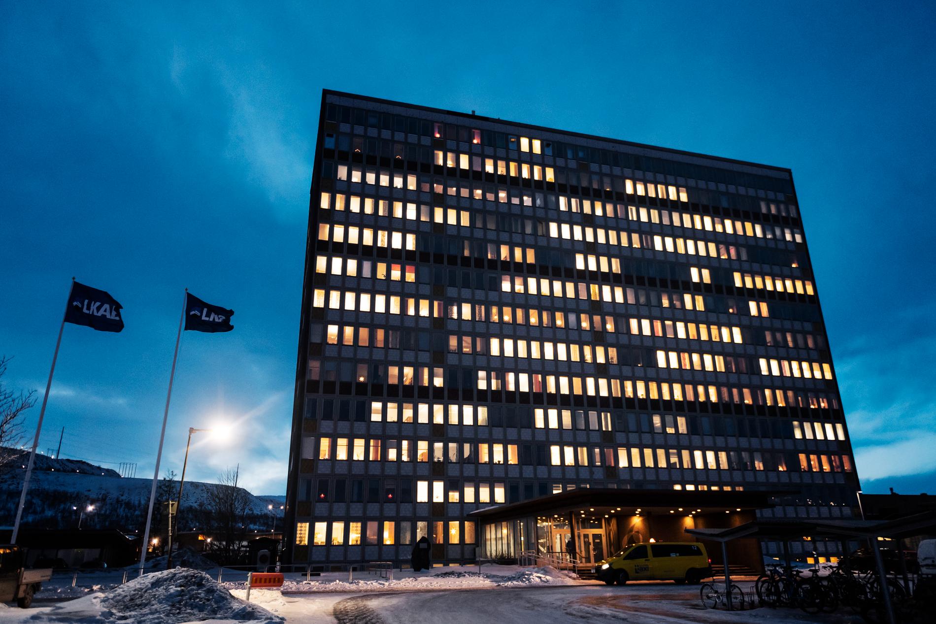 LKAB:s huvudkontor i Kiruna. Arkivbild.