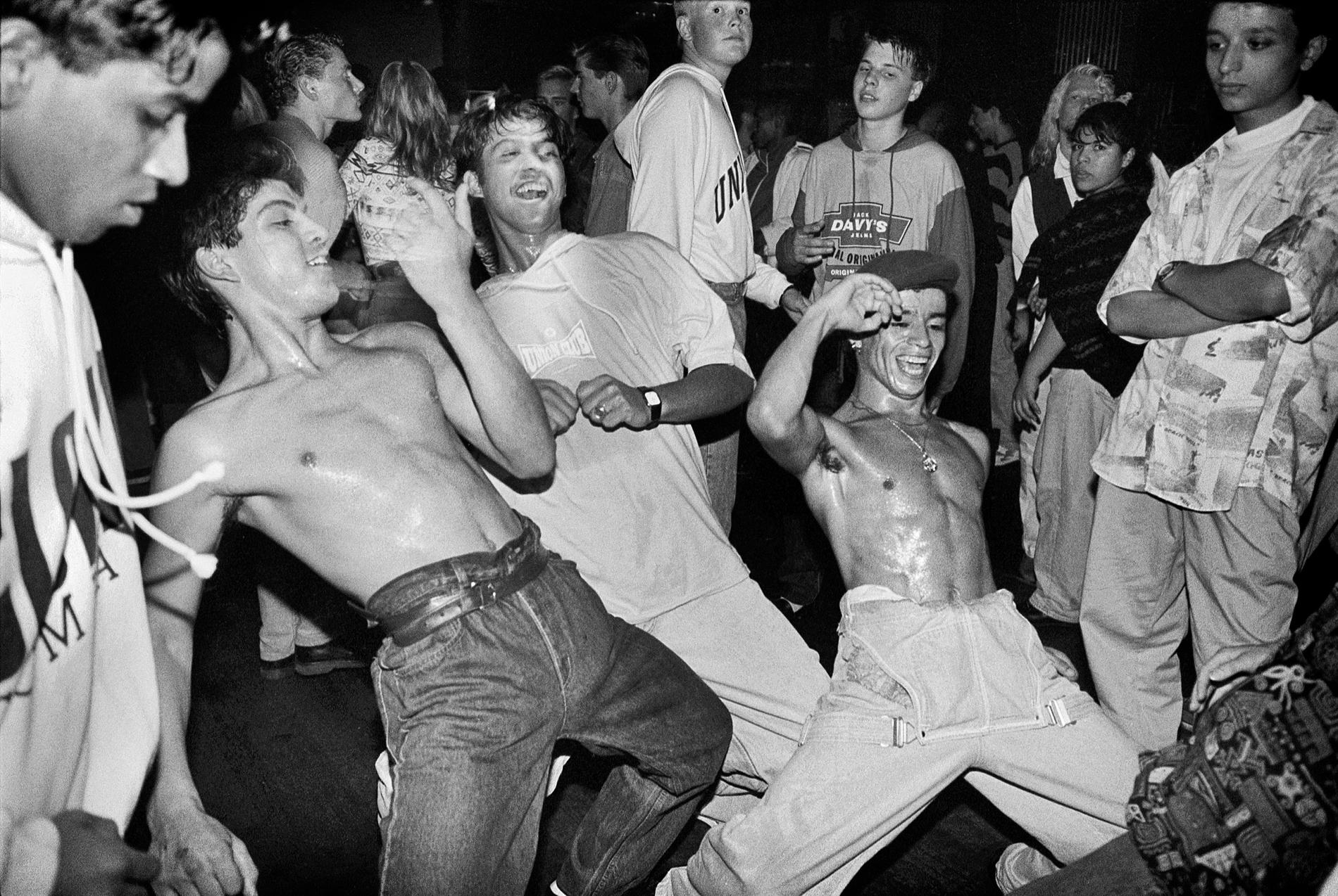 Många åkte in till Fryshuset för att dansa och ta del av den relativt nya hiphopmusiken. 