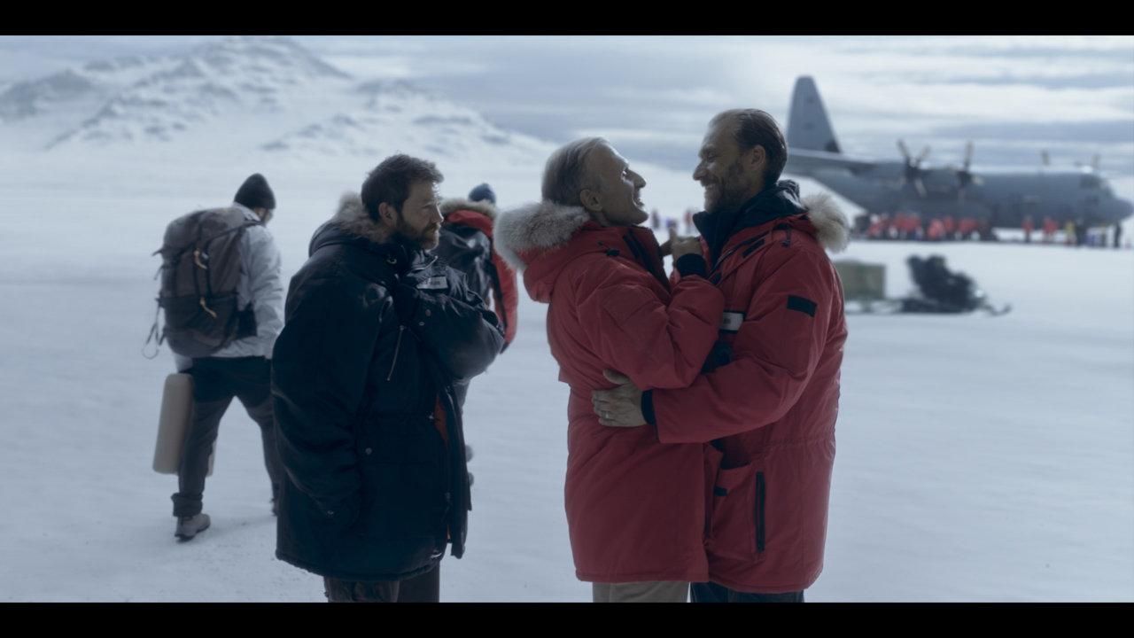 Brittisk-danska thrillerserien "The head", som utspelar sig i Antarktis, har premiär i höst. Pressbild.