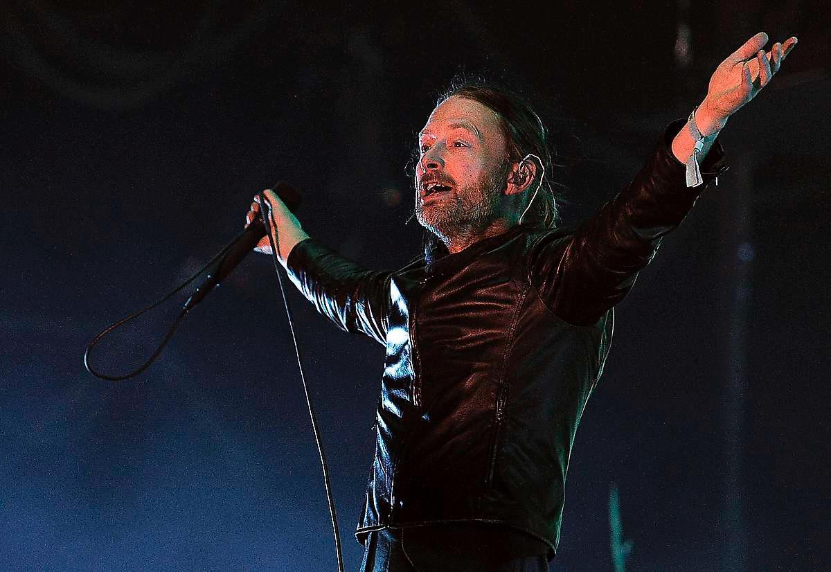 TALANDE TYSTNAD Radiohead plockade bort sig själv från internet. Greppet flög första klass i ett viralt jetplan över hela världen i några timmar. Genialt, på sitt sätt. Och ett billigt sätt att göra reklam. Problemet är att sådana idéer har kort livstid. På bilden sångaren Thom Yorke.