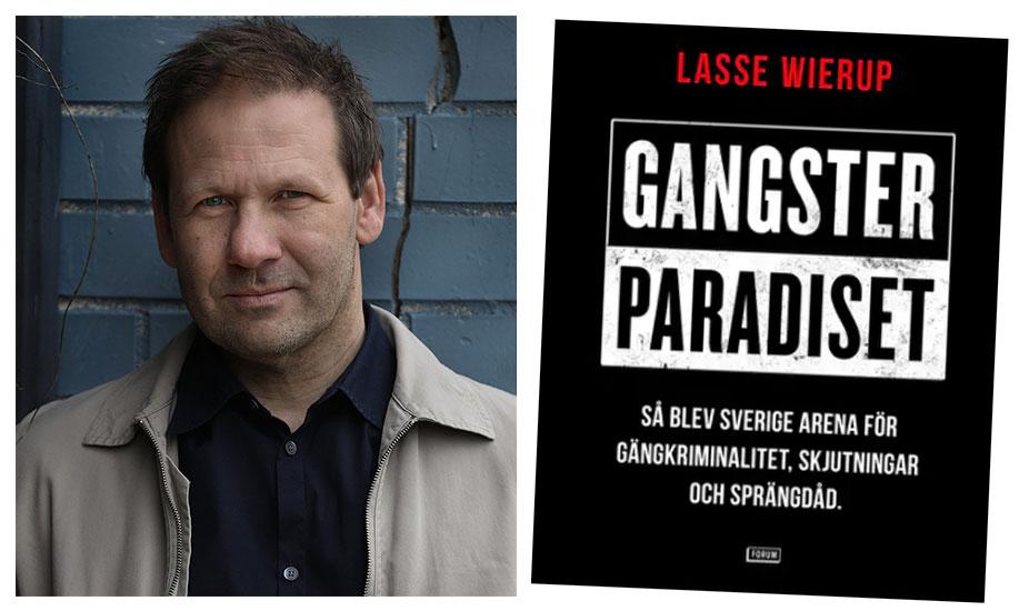 Lasse Wierups bok ”Gansterparadiset: så blev Sverige arena för gängkriminalitet, skjutningar och sprängdåd” är den mest utlånade boken på Sveriges två tuffaste anstalter.