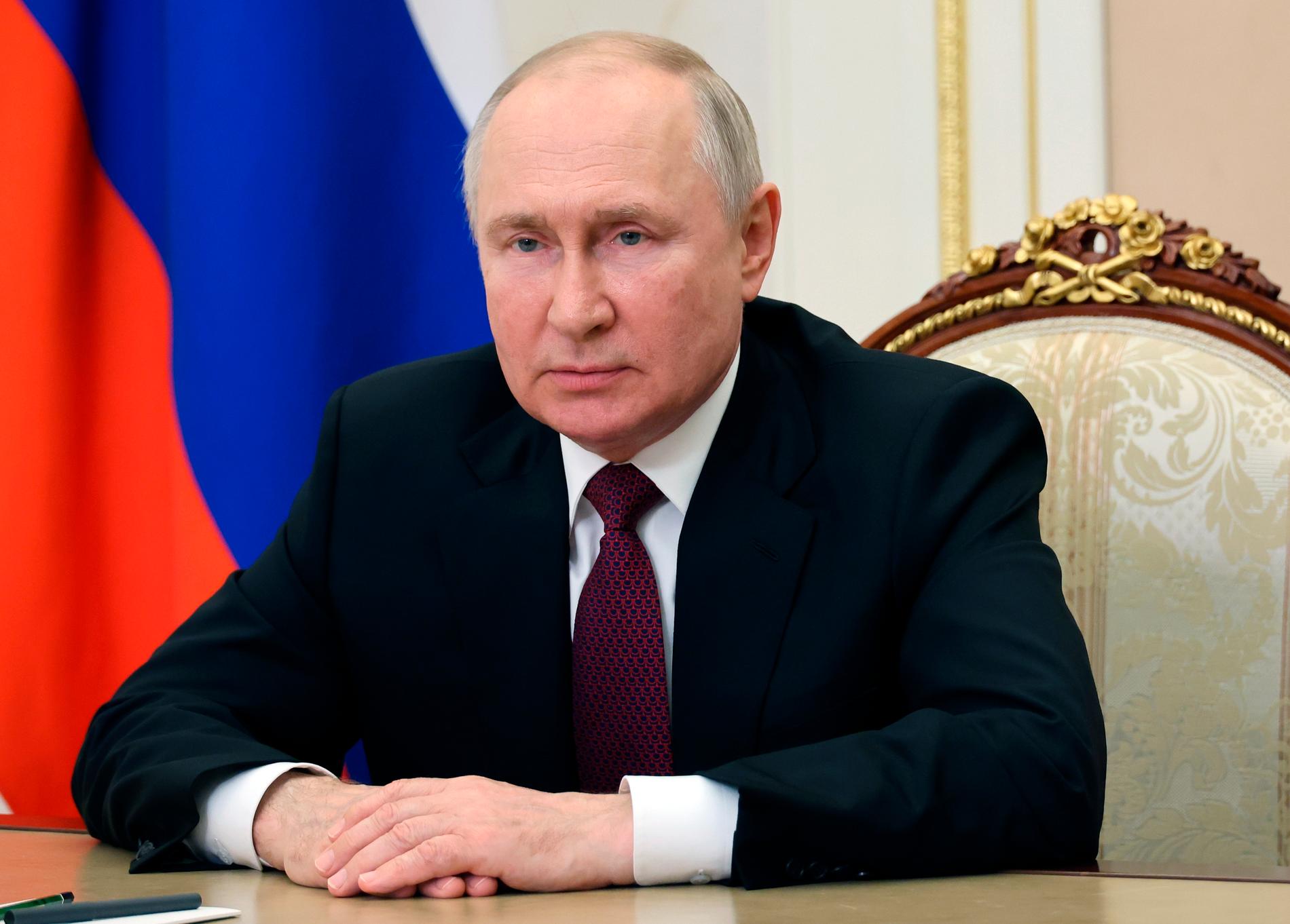 Ryske ledaren Vladimir Putin.