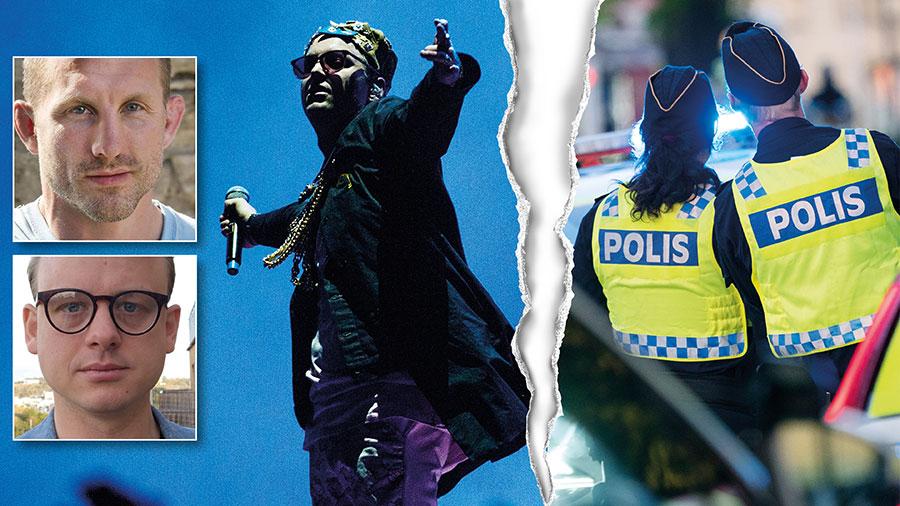 Rapparen Frej Larsson fälldes i hovrätten för hot mot tjänsteman i sin låt ”Då ska hon skjutas” – men i Högsta domstolen friades artisten. Nu behövs ny lagstiftning som stärker skyddet för tjänstemän, skriver Martin Marmgren och Niklas Thidevall.