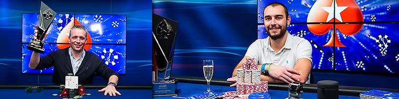 Det är dags för EPT-finaler i Monte Carlo och du följer allt på Sortbladet Poker. Vem lyckas ta hem den sjunde titeln i EPT Main Event den här säsongen? Här syns två av säsongens vinnare: Jean Montury (till vänster) och Ognyan Dimov som tog hem EPT Malta respektive EPT Deauville.