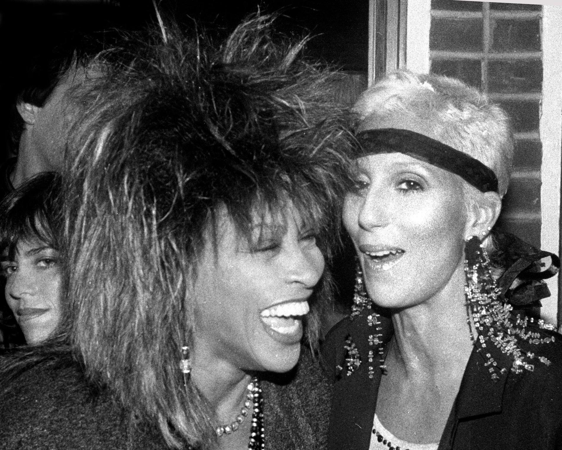 Tina Turner och Cher 1990.