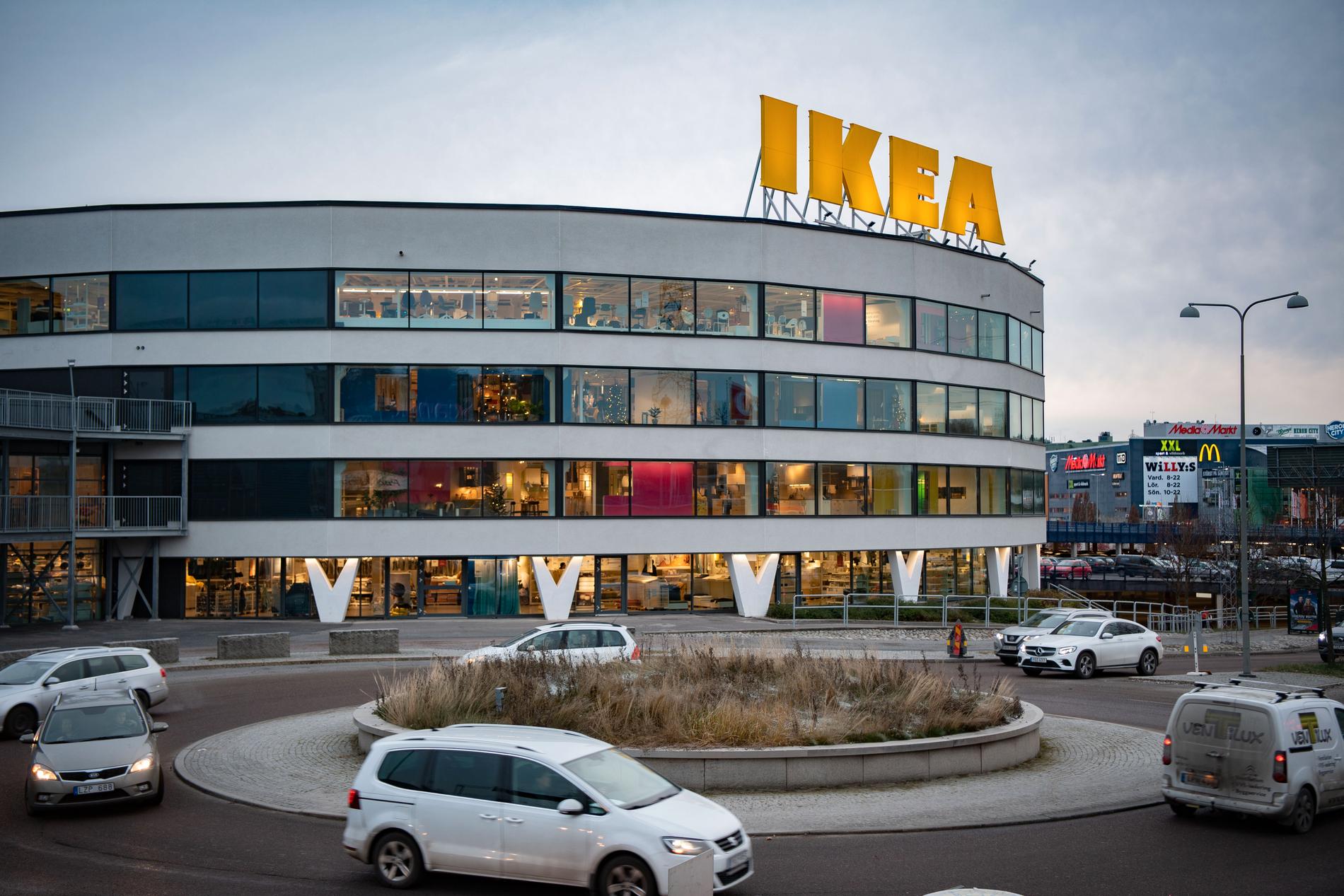 Ikeas butik vid Kungens kurva, Stockholm.