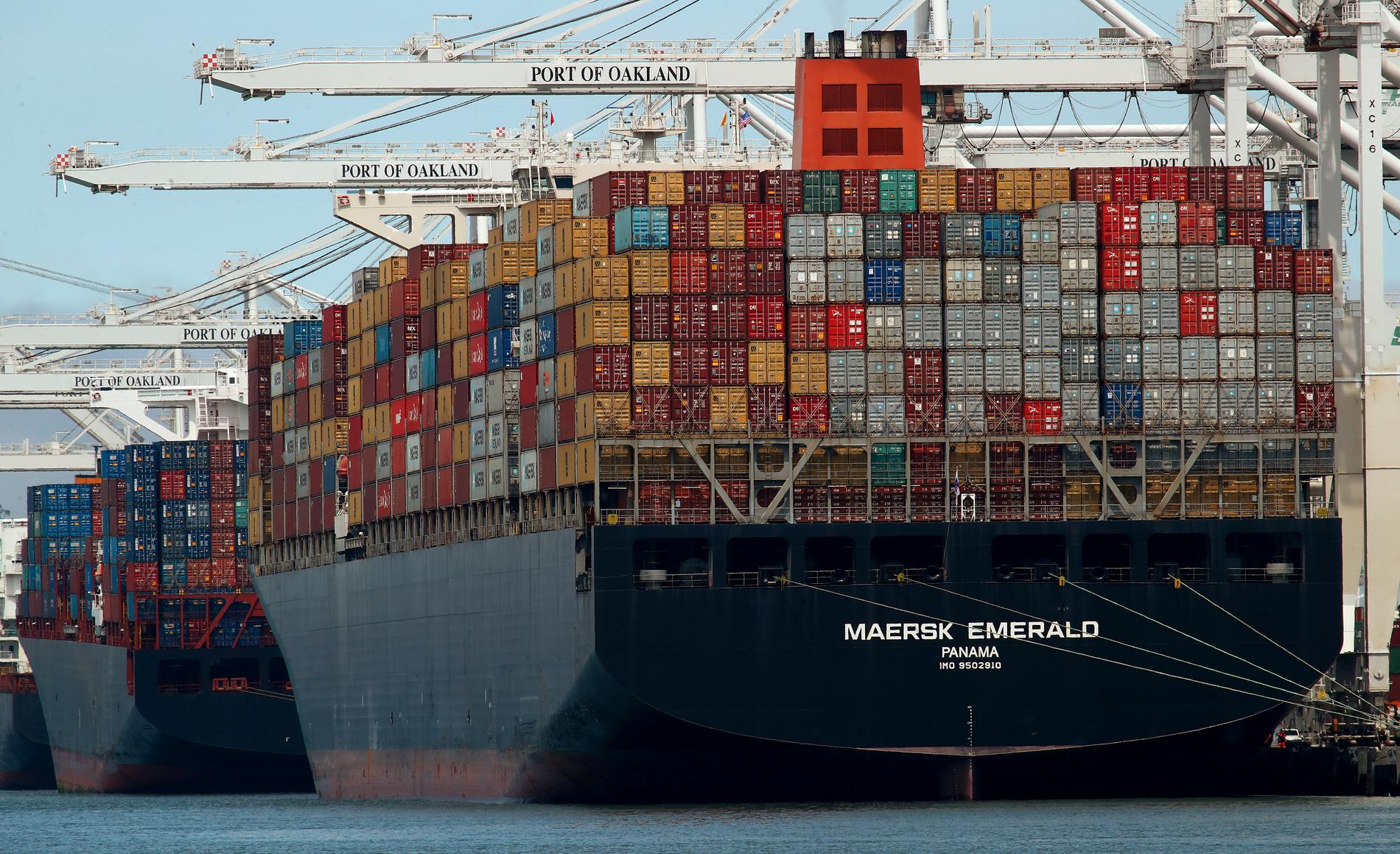 Det nya coronaviruset gör att den danska containergiganten Maersk räknar med "en svag start på året". Arkivbild.